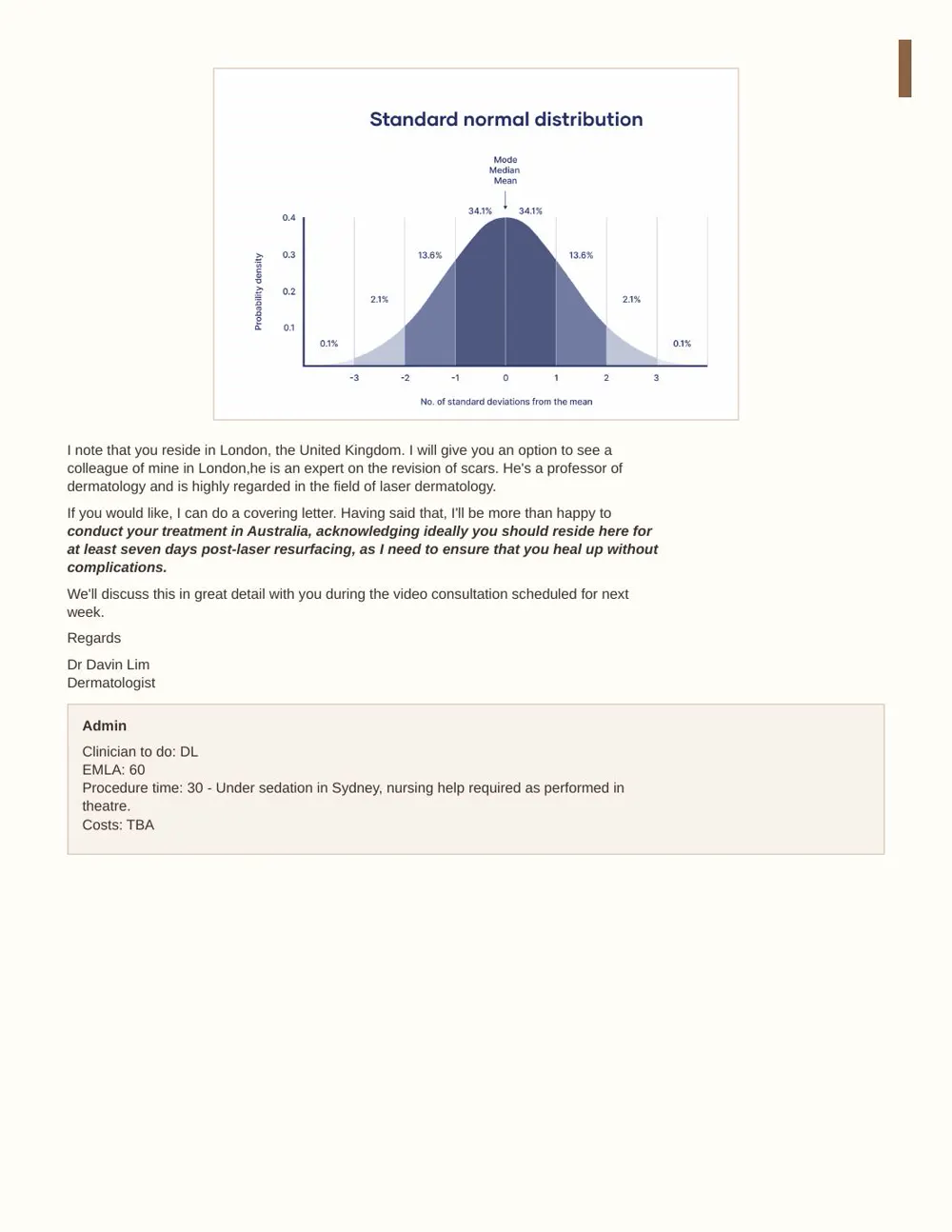 Report page